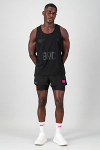 SprintRacer Men's 2-in-1 Pro Shorts - Black