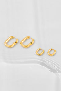 Chunky Oval Hoops