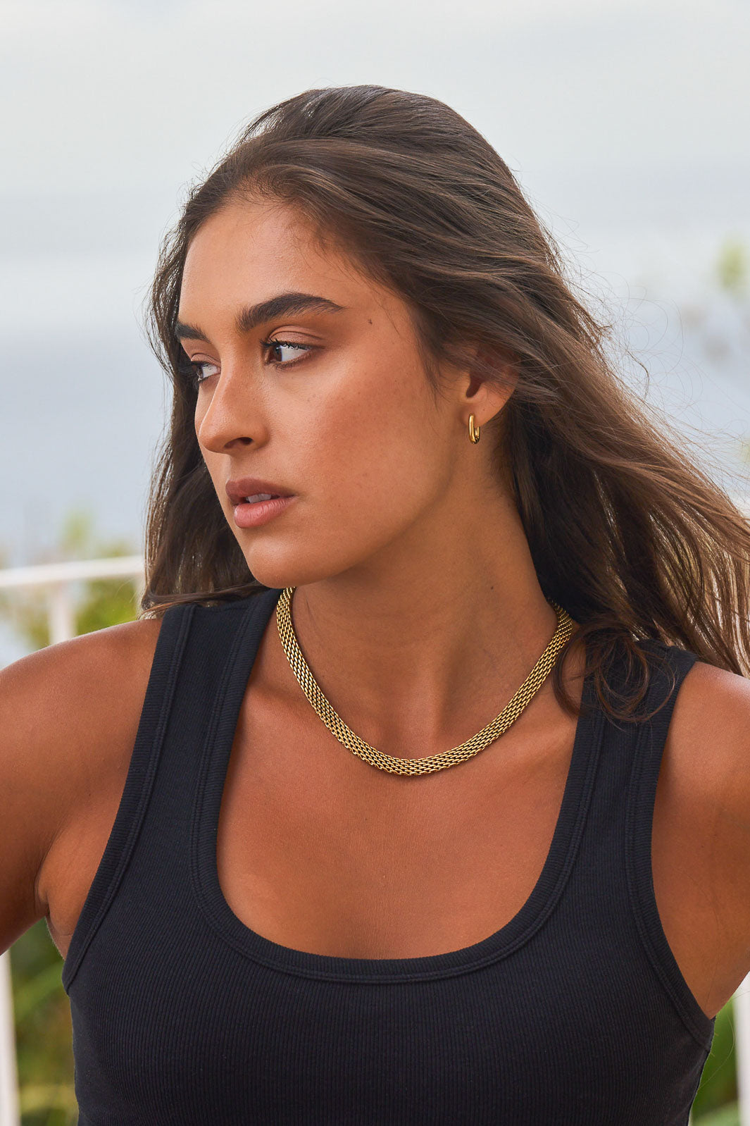 Mesh Chain Necklace
