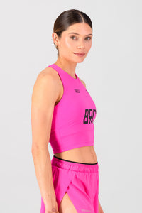 SpeedRacer Women's Supportive Tank - Electric Pink
