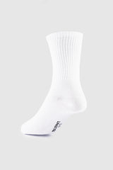 Headline Sock - White & Red