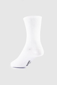 Headline Sock - White & Red