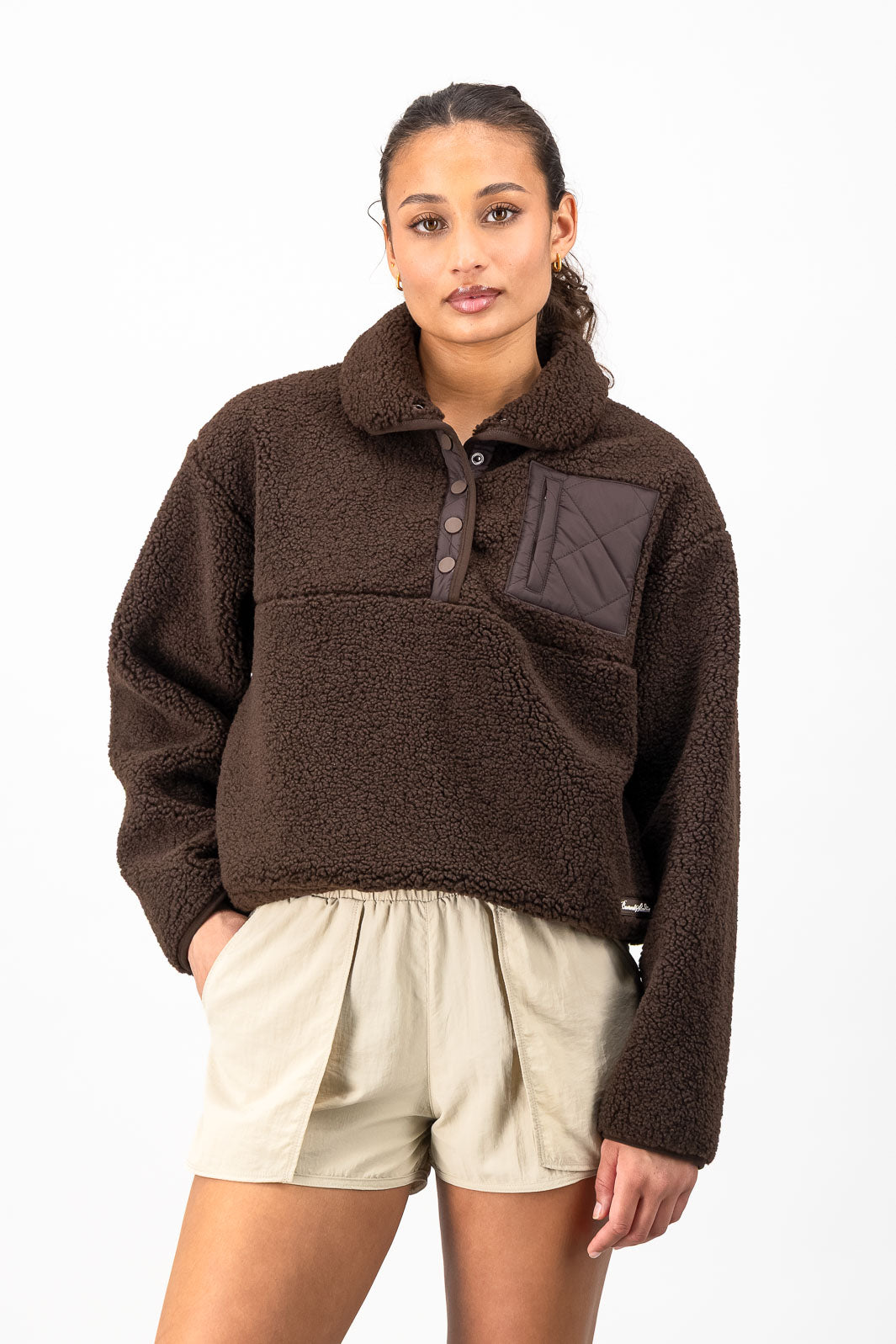 Sherpa Pull Over - Cocoa