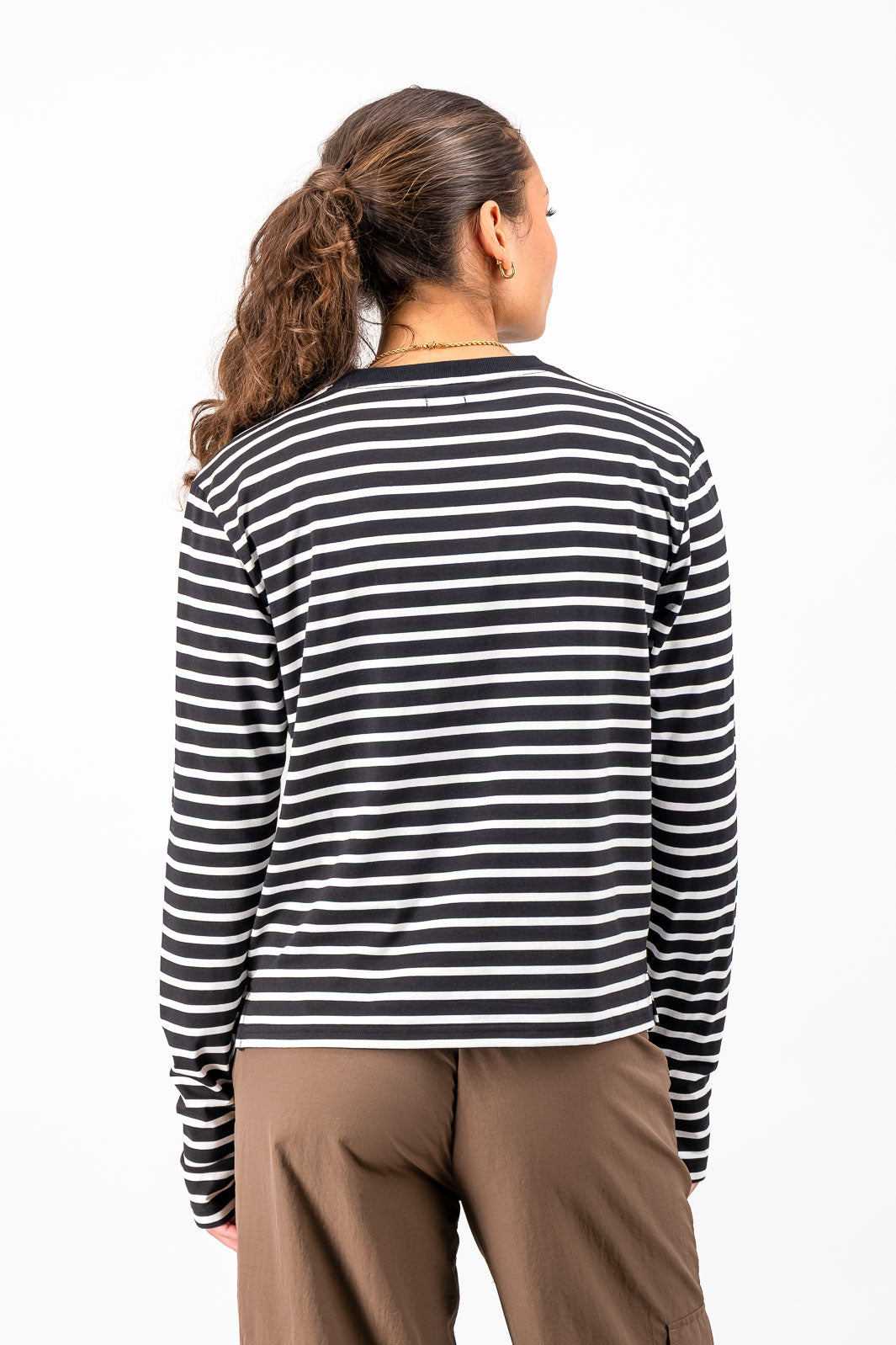The Base Long Sleeve - Black/White