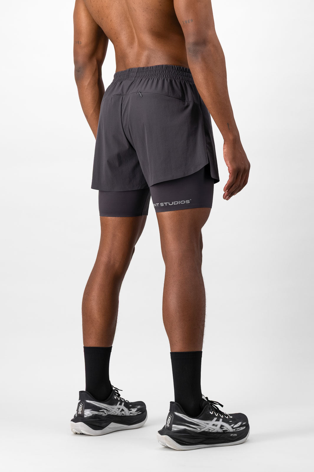 Forge 2-in-1 Shorts - Graphite