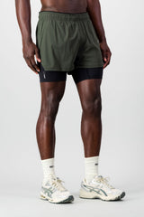 Energy 2-in- 1 Short - Forest Green