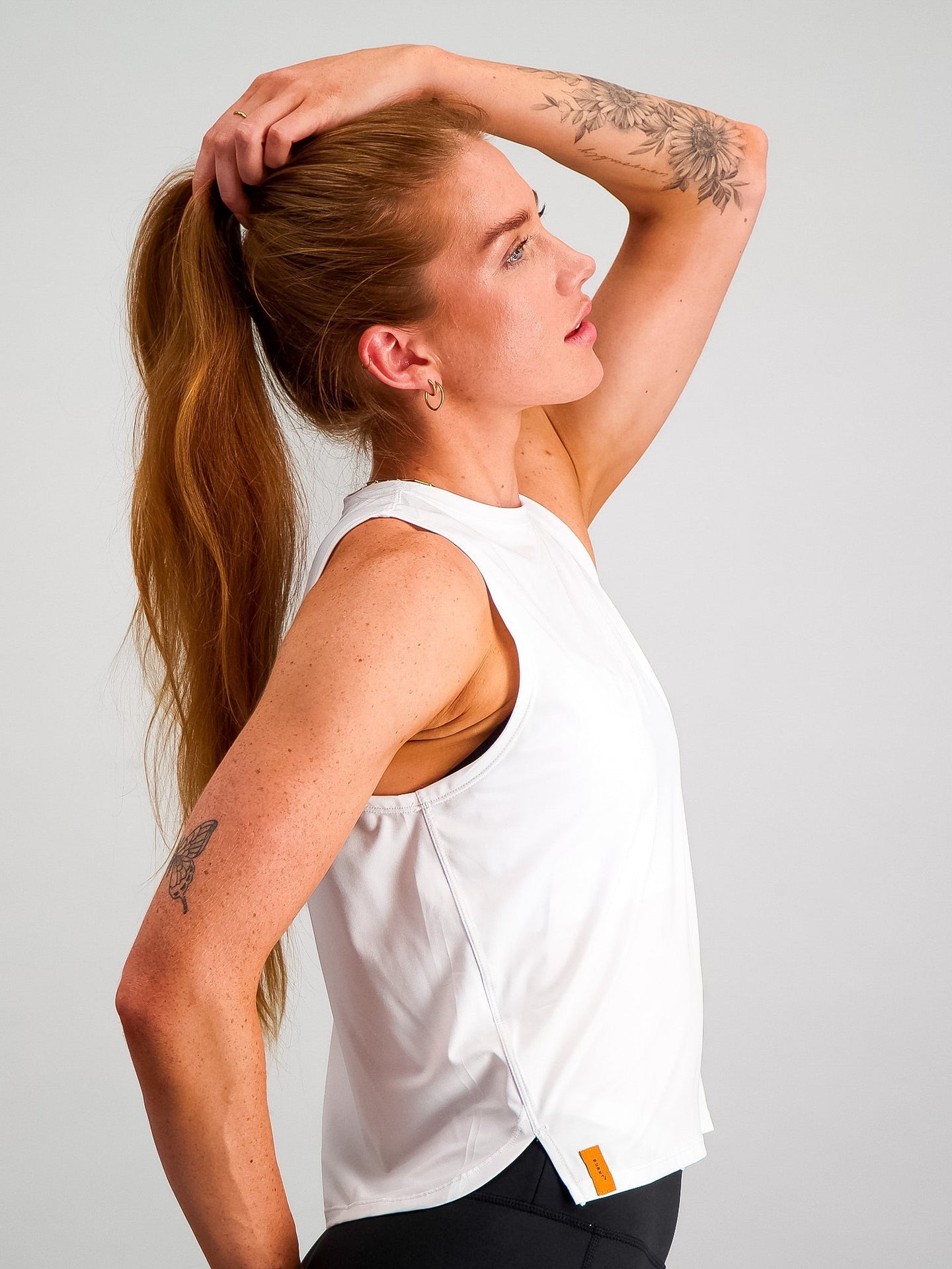Essential Madison Tank - White